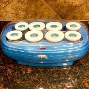 Babyliss PRO Nano Titanium 8 Hot Roller Set*No Clips*